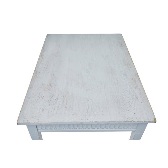 Antique Swedish Painted Pine Table, 1890 For Sale - Image 6 of 10