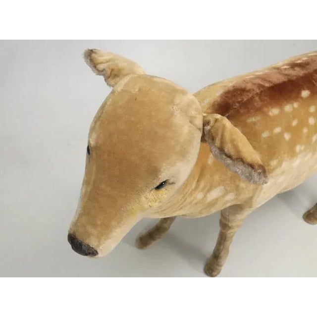 1963 Steiff Mohair Fallow Deer "Studio Animal" For Sale - Image 9 of 13