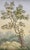 French 36" * H96" * 3ps, Hand-Painted French Retro Tropical Jungle Floral & Bird Wall Mural, Soft Mist Botanical Wallpaper For Sale - Image 3 of 5