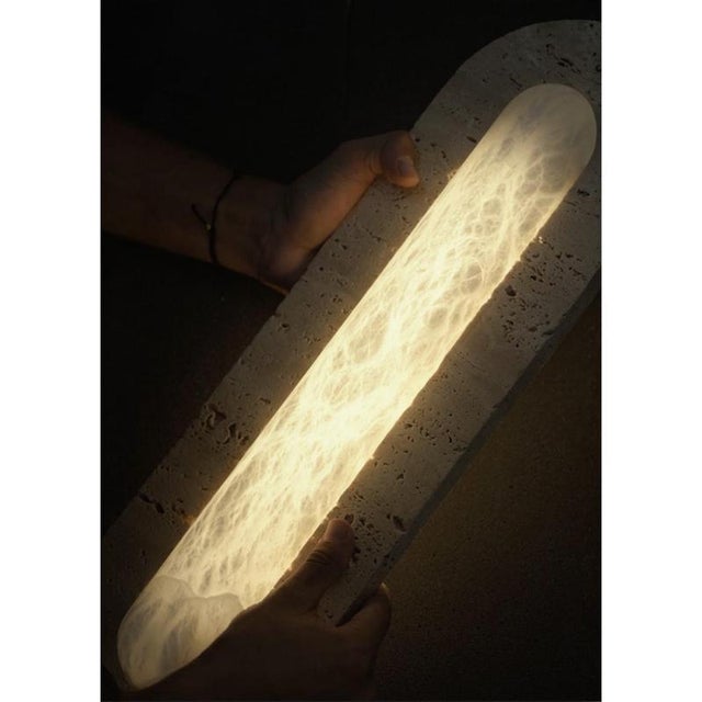 Capsa WS Wall Lamp by United Alabaster For Sale - Image 6 of 11