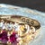 Early 20th Century Edwardian Ruby and Diamond Ring in 18k Gold Size 7.5 For Sale - Image 11 of 11