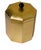 Vintage Nancy Calhoun Design Faux Gold Leaf Lacquer Ware Octagonal Ice Bucket. Wonderful postmodern ice bucket with non...