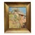 19th Century French Painting of Cliff Side House For Sale