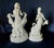 1920s Pair Antique Art Deco Porcelain Flower Frogs, Garden Figurines, Flower Arraigning For Sale - Image 5 of 7