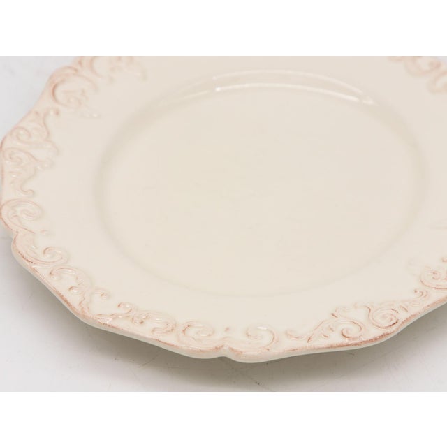 Anthropologie Stoneware Oval Dinner Plates, Set of 12, Portugal Circa 2007 For Sale - Image 9 of 9