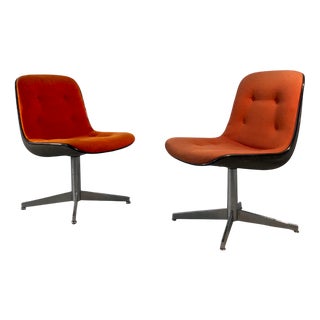 Set of French Visitor Chairs by Steelcase Strafor, 1970 For Sale