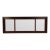 Antique 65” Three Panel Dark Wood Mantel Mirror For Sale