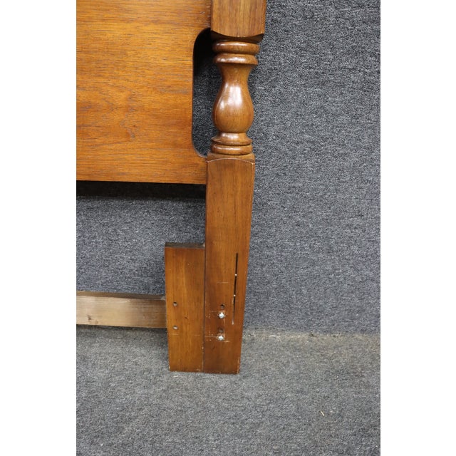 Wood Thomasville Attributed Cherry Queen/Full Size Headboard For Sale - Image 7 of 9