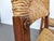 Vintage French Primitive Rush Chairs, 1930s, Set of 4 For Sale - Image 5 of 11