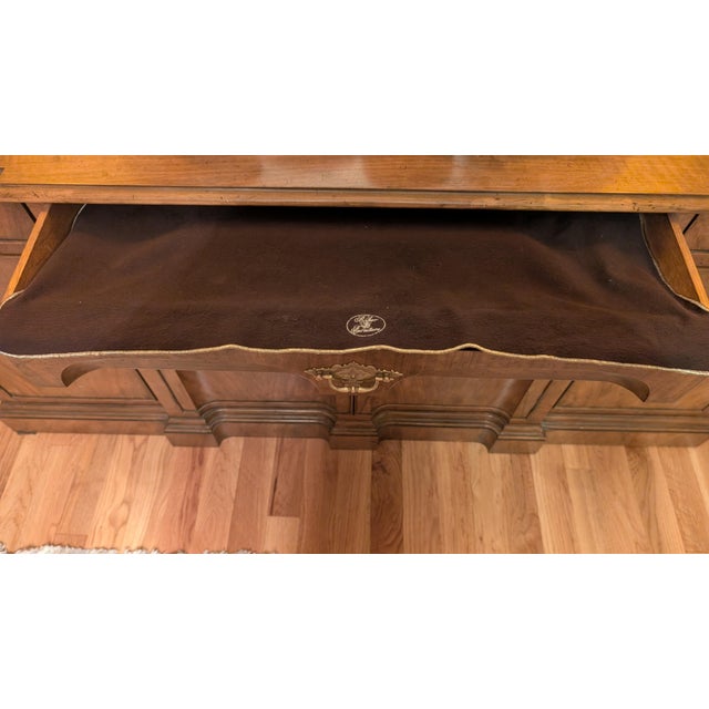 Wood Baker George III English Style Walnut Credenza For Sale - Image 7 of 10