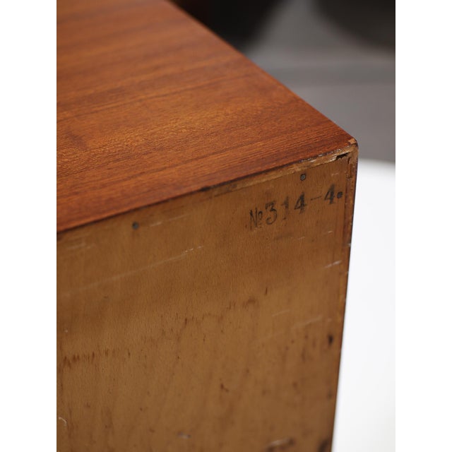 Model 314 Chest of Drawers in Teak by Johannes Sorth for Nexo Møbelfabrik, Denmark, 1960s For Sale - Image 13 of 16