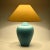Vintage Turquoise Ceramic Table Lamp from Kostka, 1980s, in Very Good conditions. Designed 1980 to 1989 This piece has an...