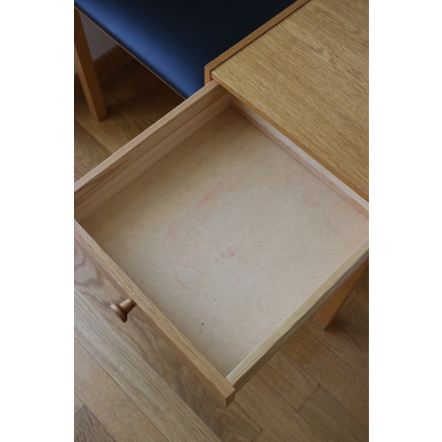 Black Scandinavian Modular Entrance Telephone Bench, 1960s For Sale - Image 8 of 13