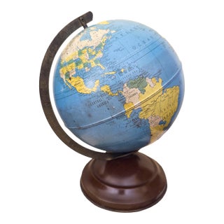 Vintage, Mid-Century Modern Replogle "Simplified 8 Inch Globe For Sale