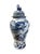 Chinoiserie Vintage Large Chinoiserie Blue& White Porcelain Ginger Jar Dragon & Phoenix 36" H For Sale - Image 3 of 11