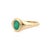 Not Yet Made - Made To Order Luxurious Bezel Set 14k Gold Rich Emerald Signet Ring Size 5.5 For Sale - Image 5 of 11