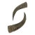 African Ceremonial Currency Horns Cameroon Grasslands 10" Brass / Bronze For Sale