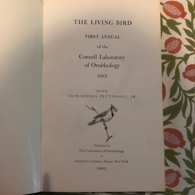 Traditional Vintage Book the Living Bird, Cornell Laboratory of Ornithology, First Edition For Sale - Image 3 of 3