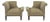 Vintage English Napoleon Edwin Lutyens Armchairs – A Pair For Sale