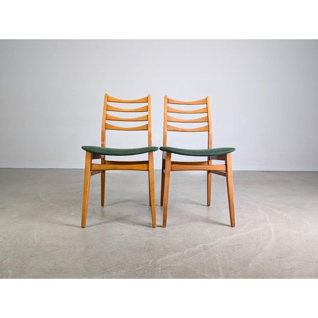 Mid-Century Modern Mid-Century Chairs in Beech, 1960s, Set of 2 For Sale - Image 3 of 9