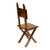 Antique Italian Inlaid Wood Side Chair With Geometric and Floral Marquetry For Sale - Image 4 of 6