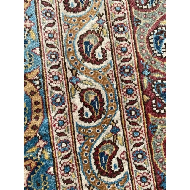 Vintage Fine Qom Rug For Sale - Image 12 of 18