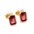 Natural Tourmaline Diamond Earrings 14k Gold 2.13 TCW Certified For Sale - Image 11 of 18
