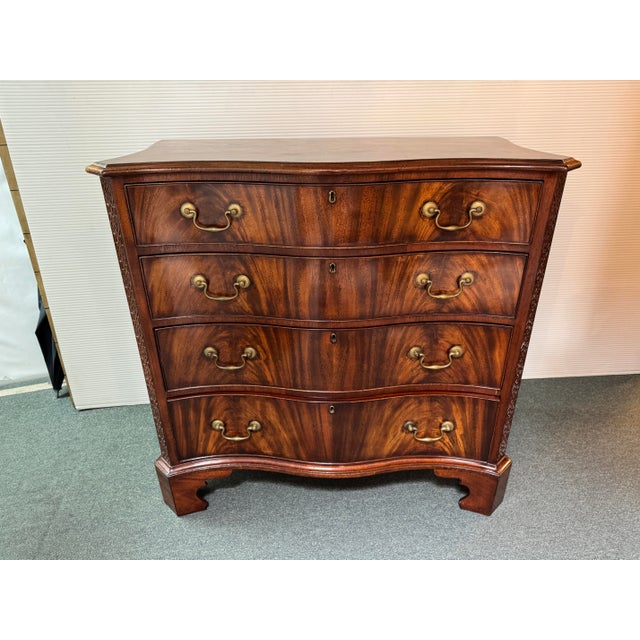 Traditional Burton Ching Georgian Chest of Drawers, Circa 2002 For Sale - Image 3 of 12