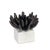 Create a focal point on your coffee table, credenza, or bookcase with this blackened zinc succulent planted on a marble...
