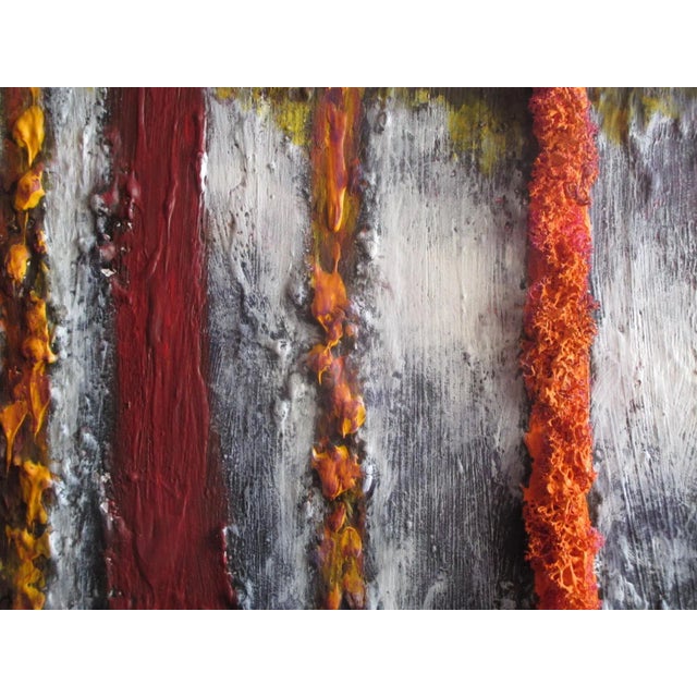 "Enchanted Forest" - Large Contemporary Abstract Landscape Painting by Diane Grant For Sale - Image 9 of 12