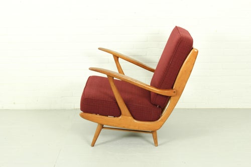 Vintage Sofa and Lounge Chairs, 1960s, Set of 3 Lounge Chairs