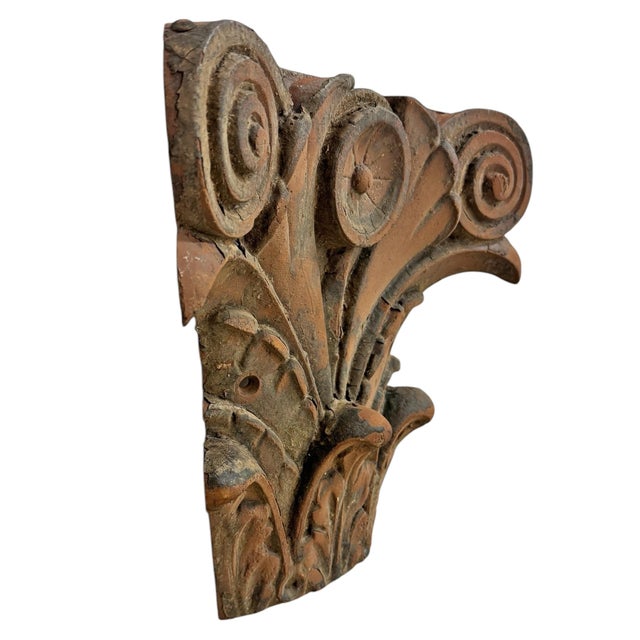 Art Deco Late 19th Century American Cast Iron Pilaster Capital For Sale - Image 3 of 9