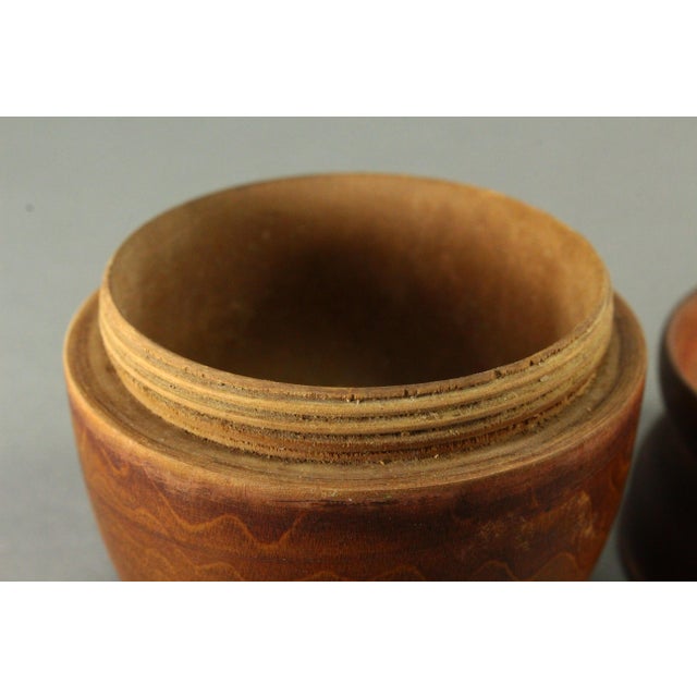 18th / 19th C. Treen Ware Pounce Pot Sander Turned & Carved For Sale - Image 16 of 18