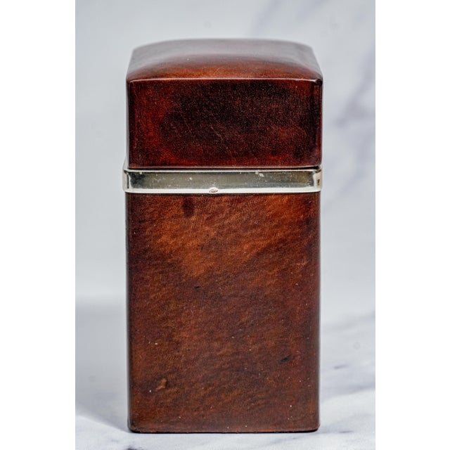Refined Ralph Lauren Home Purple Label Wood Sterling Silver Storage Box Playing Cards Luxury Decor For Sale - Image 11 of 17