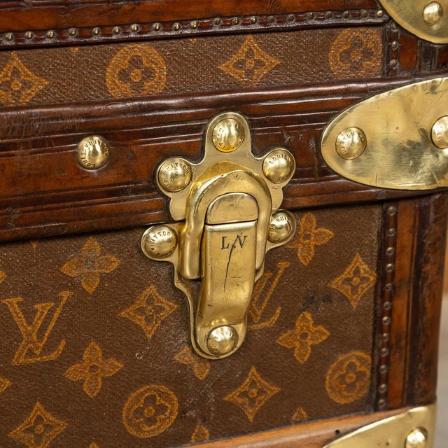 20th Century Trunk in Monogram Canvas from Louis Vuitton, France, 1900s For Sale - Image 15 of 18