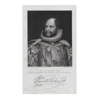 1831 Duke of Sussex Portrait Engraving For Sale