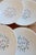 Gien Vintage Earthenware Soup Plates with Marie-Claire Pattern by Gien, 1940s, Set of 6 For Sale - Image 4 of 9
