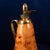 Overview a striking thermos produced by macabo of cusano milanino, italy, circa 1950s, featuring a sculptural, faceted...