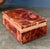 Vintage Red Alabaster & Brass Mounted Jewelry Box For Sale - Image 9 of 14