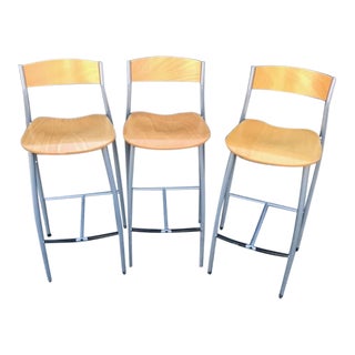 Design With Reach Baba Counter Stools - Set of 3 For Sale