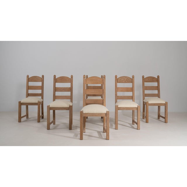 19th Century 19th Century France Cream Wood Dining Chair For Sale - Image 5 of 11