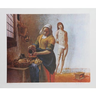 George Deem, Sebastian in the Kitchen, Lithograph For Sale