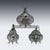 Late 19th Century Antique Italian Silver Three Piece Tea Set by G.Accarisi, 1890, Set of 3 For Sale - Image 5 of 18