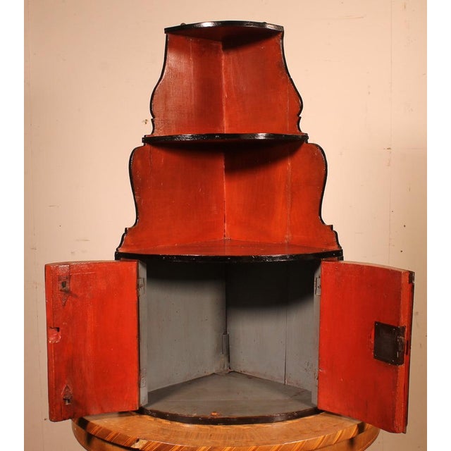 Small 18th Century Corner Cabinet For Sale - Image 6 of 9