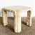 Beige Postmodern Beige and Pink Tessellated Stone Side Table For Sale - Image 8 of 8