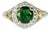 Late 20th Century 18k Chrome Tourmaline Ring, Size 5 For Sale