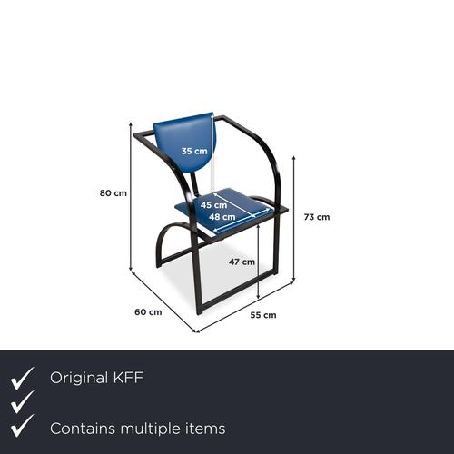 This set consists of six KFF chairs from the Sinus and Cosinus models in blue and red. These are true design classics,...