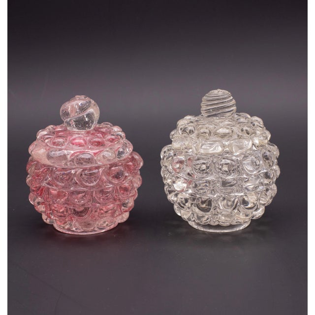 Pink Ercole Barovier Series Lenti Vase Barovier & Toso Italy 1940s For Sale - Image 11 of 12