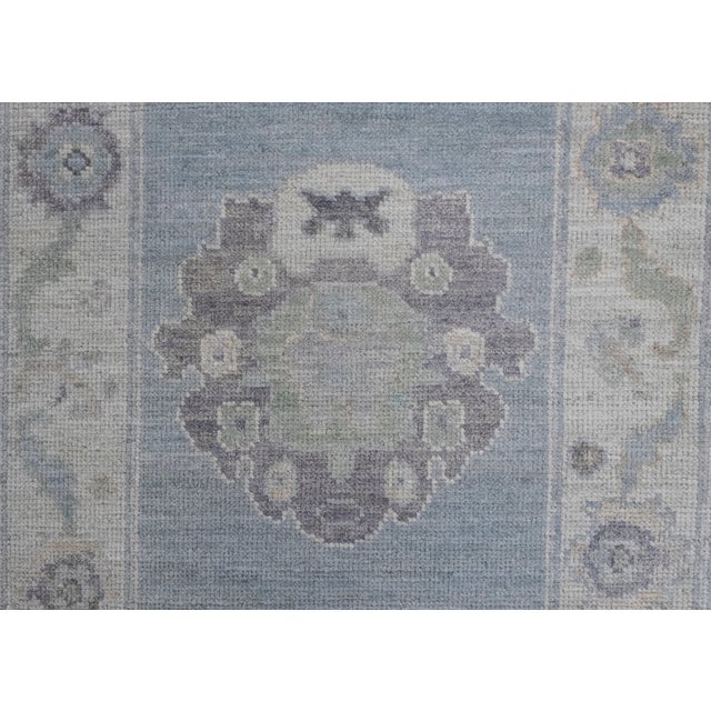 Early 21st Century Turkish Oushak Runner Rug 2'10" x 10'1" For Sale - Image 5 of 8