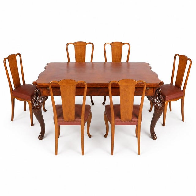 Venetian Neo-Rococo Dining Set by Vincenzo Cadorin for Testolini, 1890s, Set of 7 For Sale - Image 18 of 18